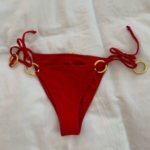 For love and lemons. Red bikini bottom in large